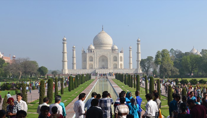 Agra-Taj Mahal-Panorama-2